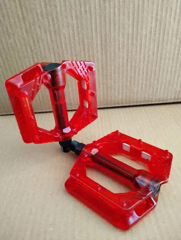 Evo Şeffaf Evo Platform Geniş Pedal Kırmızı