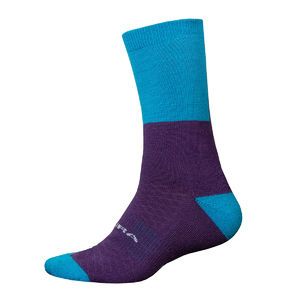Endura ENDURA BaaBaa Merino Winter Fietssokken Blauw/Donkerblauw