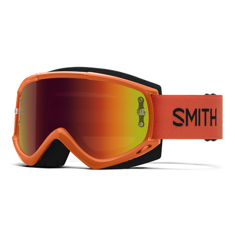 Smith Smith Fuel V.1 MAX MTB Goggle Gözlük - Cinder (Red Mirror + Clear Lens)