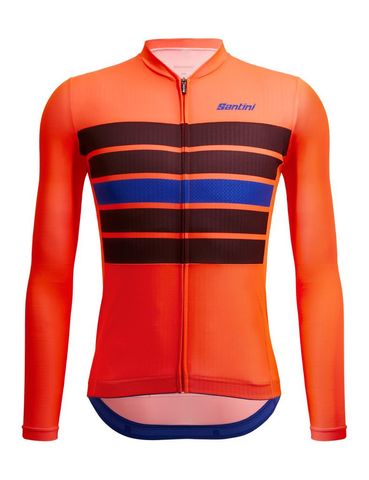 Santini Santini SLEEK BENGAL Büyük Beden Erkek Uzun Kollu Yazlık Bisiklet Forması 3S215075ESLKBENG