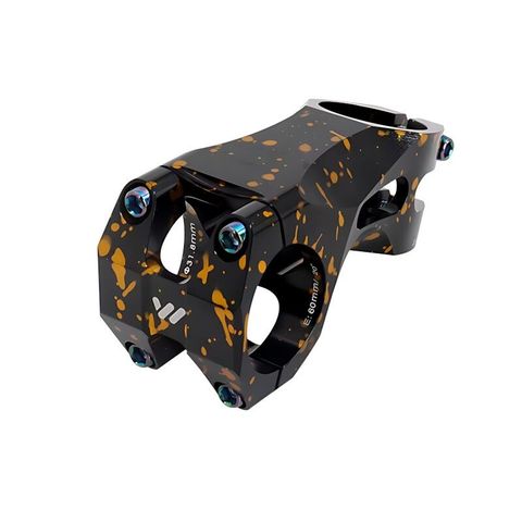 Wake Wake CNC Alüminyum 31.8mm 60mm Kamuflaj Siyah Gold Bisiklet Gidon Boğazı
