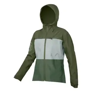 Endura ENDURA Singletrack II MTB Fietsjack Groen/Wit Dames M