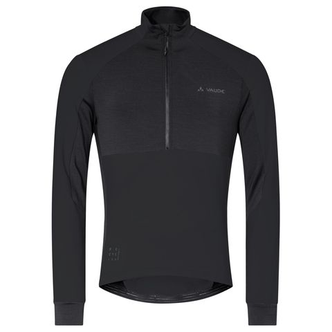 VAUDE VAUDE MEN’S KURO HALFZIP LS TRICOT fietsshirt lang mouw black