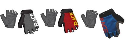 Plus Plus Race Yarı Jelli Bisiklet Eldiveni - KIRMIZI / L / L