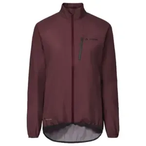 VAUDE VAUDE Drop III Regenjack Donkerrood Dames
