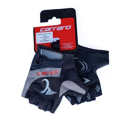 Carraro Carraro Kısa Parmak Eldiven V7E Siyah -L Beden-