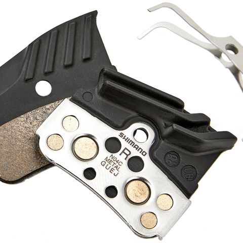Shimano Shimano N04C Schijfremblokken Metaal met Cooling Fins voor XTR/XT/SLX