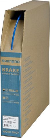 Shimano SHIMANO Bremszugaußenhülle SLR 40 m ? Werkstatt-Rolle, Blau