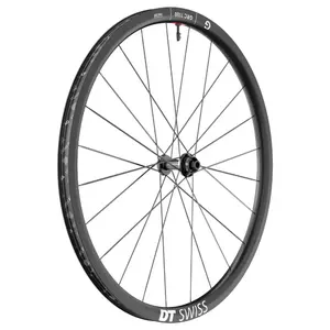 DT Swiss DT SWISS GRC1100 DICUT 30 Carbon Disc Gravel Voorwiel Zwart