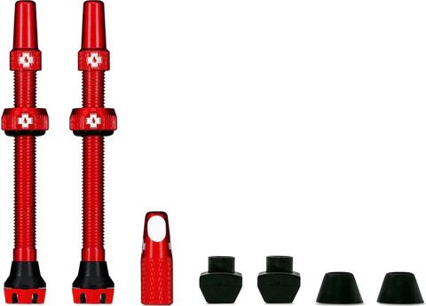 Muc Off Muc-Off Tubeless Valve Kit V2 Universal for MTB & Road - red - Größe 60 mm