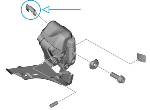 Shimano SHIMANO Abdeckung FD-R9250 Stecker Abdeckung - Schutzkappe für Di2-Frontumwerfer