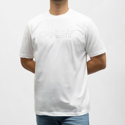 Oakley Oakley WIRE B1B Tee Tişört FOA403340 100 White - Beyaz / L