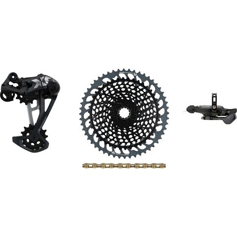 Sram SRAM X01 Eagle 1x12-fach E-Bike Upgrade-Kit mit Kassette black - XX1 gold SRAM XD 14 Zähne SRAM XD ohne 10-52 ohne ohne