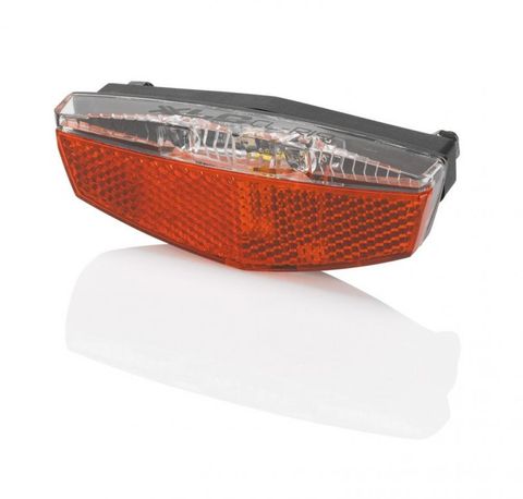 XLC XLC LED Batterie-Rückleuchte Gepäcktr. inkl Reflektor mit USB-Ladebuchse
