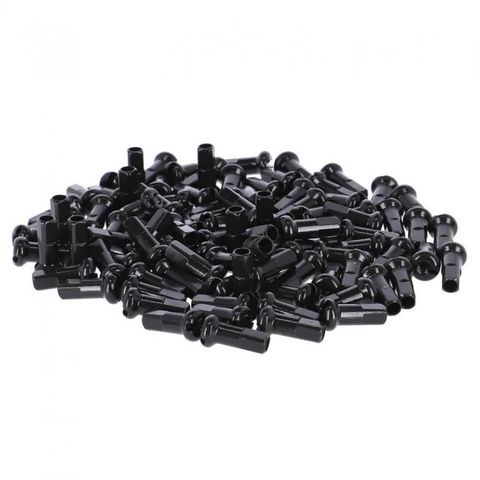 DT Swiss DTSwiss DT SWISS Nippel M 2.34X12Mm Messing Vernickelt 100 Stück Schwarz