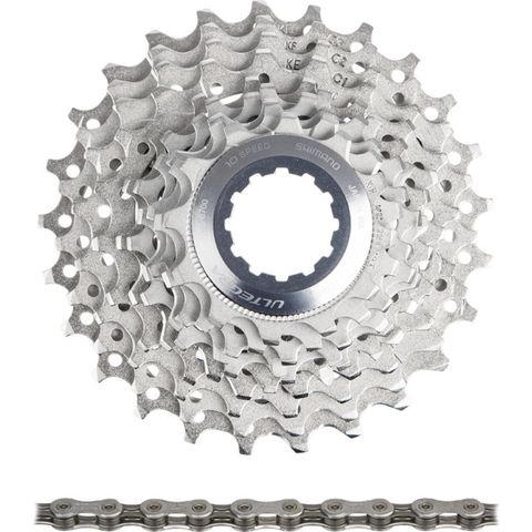 Shimano Shimano Ultegra Kassette CS-6700 + Kette CN-6701 10-fach Verschleißset silber 114 11-25