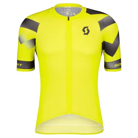 Scott SCOTT RC PREMIUM CLIMBER SS KISA KOL FORMA SULPHUR YELLOW/BLACK/XL