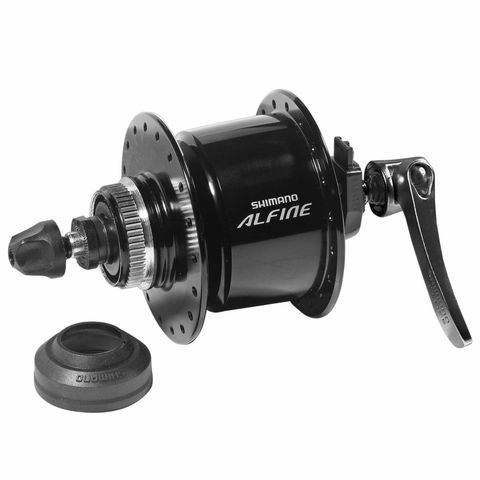 Shimano SHIMANO Alfine DH-S501 Disc QR naafdynamo 36-gaats zwart