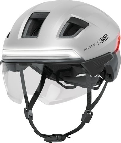 Abus Abus HYP-E ACE - gleam silver - Größe 57-61 cm (L)