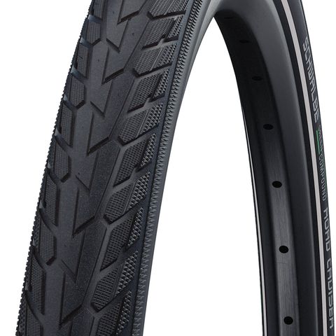 Schwalbe Schwalbe Road Cruiser Plus draadband 28x1.60" Active TwinSkin PunctureGuard E-25 Green zwart