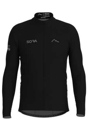 Sora Sora Siyah Regular Uzun Kol Baharlık Bisiklet Forması - STD / L