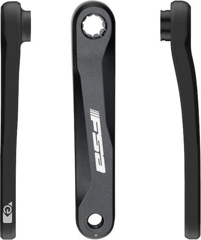 Fsa FSA Kurbelarme CK-746 E-Bike ISIS 175 mm Schwarz - geschmiedetes Aluminium