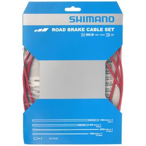Shimano SHIMANO Race PTFE Remkabelset Rood