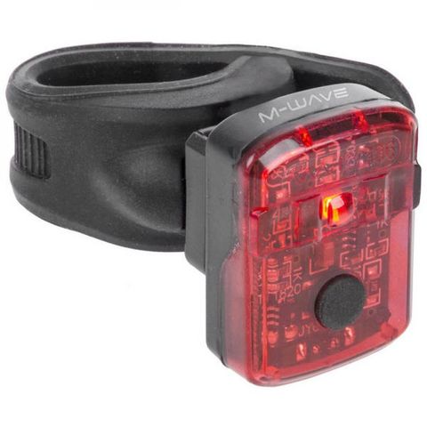 M-Wave M-WAVE Helios K 1.1 USB SL Akku-Rücklicht - StVZO, 240° Sicht, 4h Laufzeit, USB-Ladung, spritzwassergeschützt