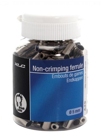 XLC XLC Endkappen f. Bremsaussenhülle BR-X10 silber, innen Ø5,0mm 200 St. in Flasche