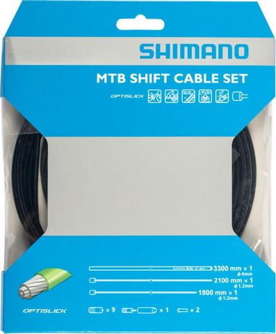 Shimano SHIMANO Schaltzug-Set MTB OPTISLICK 3300 mm Schaltzug - reibungsarme Schaltperformance