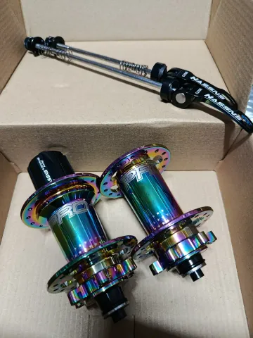 Hassns Hassns Pro 7 Rainbow Ön Arka Yüksek Hub Sesli 32 Delikli Göbek Seti Rulmanlı