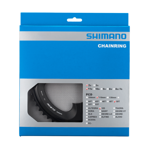 Shimano Shimano 105 Aynakol Dişli 50T-MT FC-R7000 Siyah