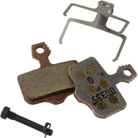 Avid Avid Disc Bremsbeläge Elixir/DB/Level/Road Bremssattel 2-teilig - silber - Größe organisch/Aluminium