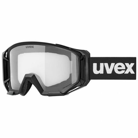 Uvex UVEX athletic bike Goggle black matt clear - MTB-Brille mit Anti-Fog, XXL-Sichtfeld, OTG, UV-Schutz, One Size