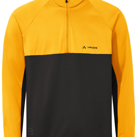 VAUDE VAUDE Heren Qimsa Halfzip LS Shirt saffraan S