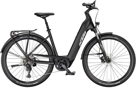 Ktm KTM Macina Gran 820 - 800 Wh - 28 Zoll - Tiefeinsteiger - 2026 - Diamond Black Matt/Grey/Orange - Größe 46 CM