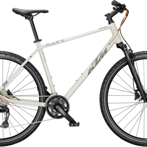 Ktm KTM X-LIFE ACTION Diamant dew zilver mat (grijs+oranje) H 46