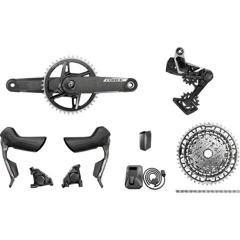 Sram SRAM Force E1 Wide XPLR AXS 1x13-fach Powermeter Gruppe black 160,0 mm 10-46 42