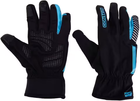 Contec Contec Dense Waterproof Uzun Parmaklı Kışlık Eldiven Black/Neoblue L