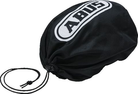 Abus Abus Helmtasche mit Logo - schwarz-weiß