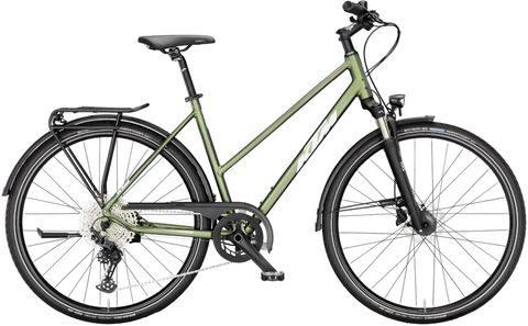 Ktm KTM Life Force - 28 Zoll - Trapez - Fields Matt (Opal White+Or.) - Größe 46 CM