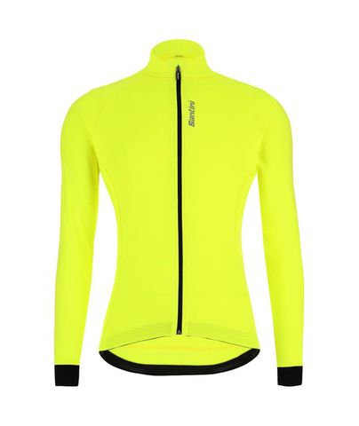 Santini Santini ORA Thermofleece Kışlık Bisiklet Forması AW216075ORA - SARI / XS