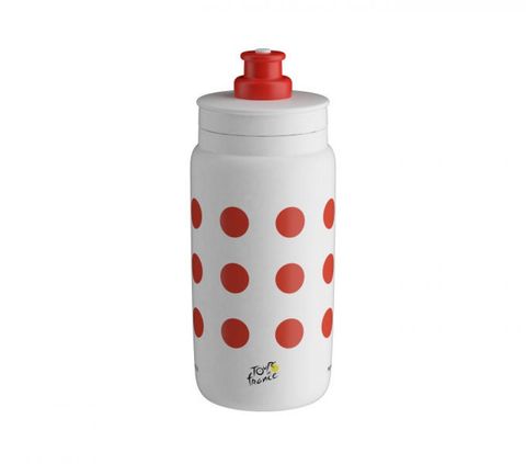 Elite ELITE FLY TDF Red Polka Dot 550 ml Sportflasche - ultraleicht & griffig