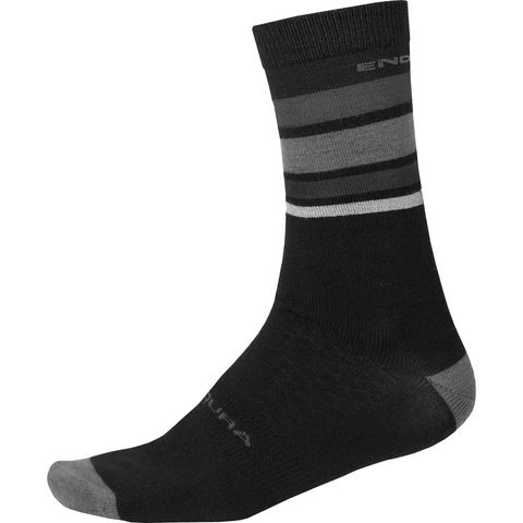 Endura Endura BaaBaa Merino Stripe Socken matte black 37 - 42