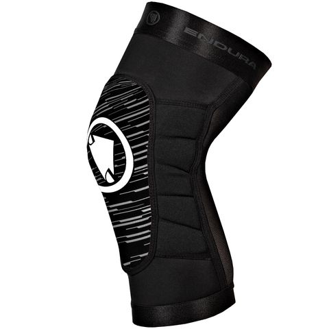 Endura Endura SingleTrack II Lite Knieprotektor - Schwarz/Weiß S/M