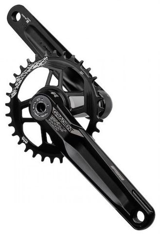 Fsa FSA Kurbelgarnitur Gradient Modular Direct Mount 170 mm Schwarz - robuste Trail- und Enduro-Lösung