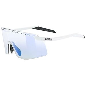 Uvex UVEX Pace Stage V Sport Zonnebril Mat Wit met Mirror Blue Lens