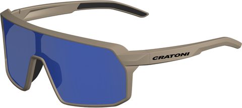 Cratoni Cratoni Skyvision Photochromic sand matt/clear - blue mirror - sand matt + clear with blue mirror