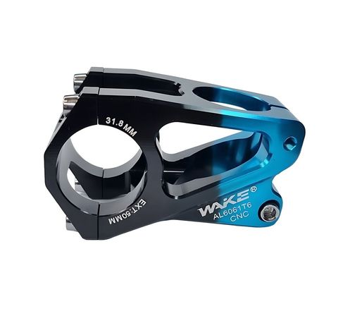 Wake Wake Gidon Boğazı CNC Alüminyum 31.8mm 50mm Siyah Mavi