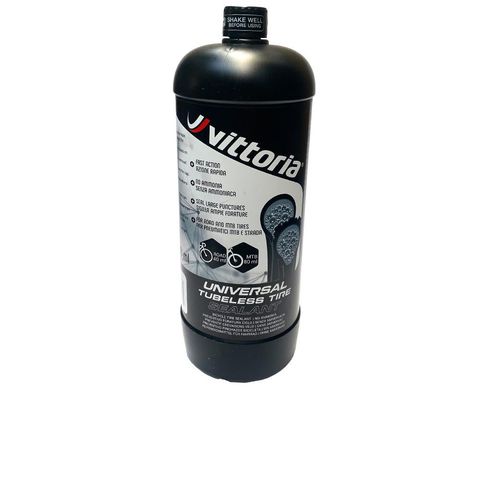 Vittoria Vittoria Universal Tubeless Reifendichtmittel 1000 ml - pannensichere Dichtmilch für alle Bikes